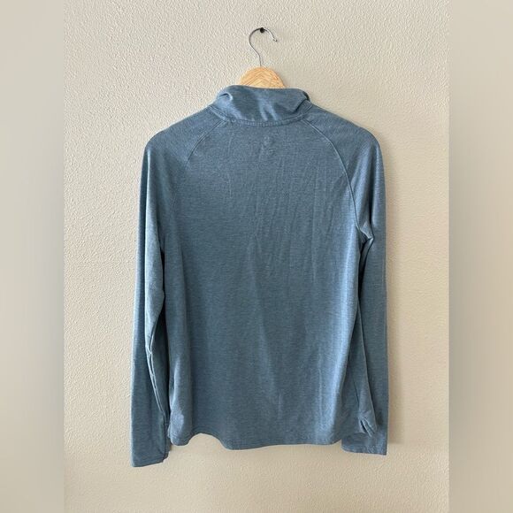 Carhartt Women’s Quarter Zip Pullover Slate Blue Casual Long Sleeve Size M - Picture 5 of 6